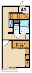 レオパレスＣｏｍｆｏｒｔ 煌の物件間取画像